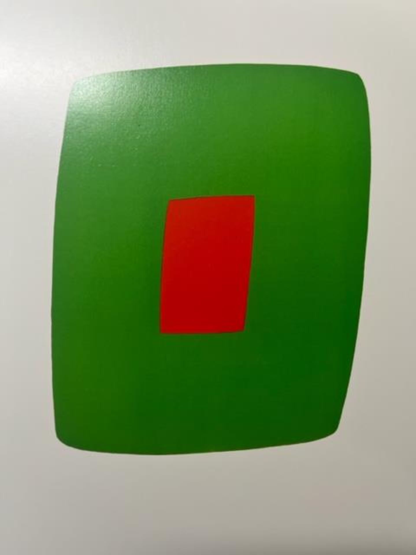 Ellsworth Kelly "Green with Red" Print. - Bild 4 aus 6