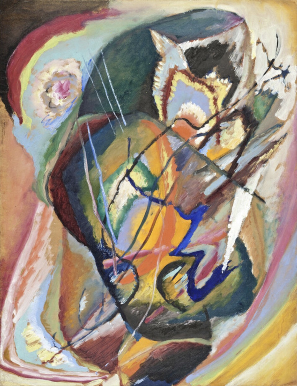 Wassily Kandinsky "Untitled, 1914" Offset Lithograph