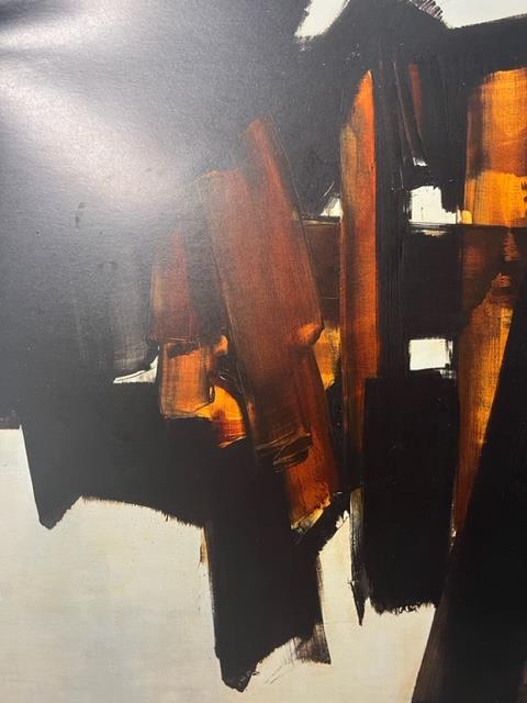 Pierre Soulages "Peinture" Print. - Image 4 of 6