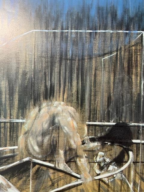 Francis Bacon "Study for Crouching Nude" Print. - Image 3 of 6