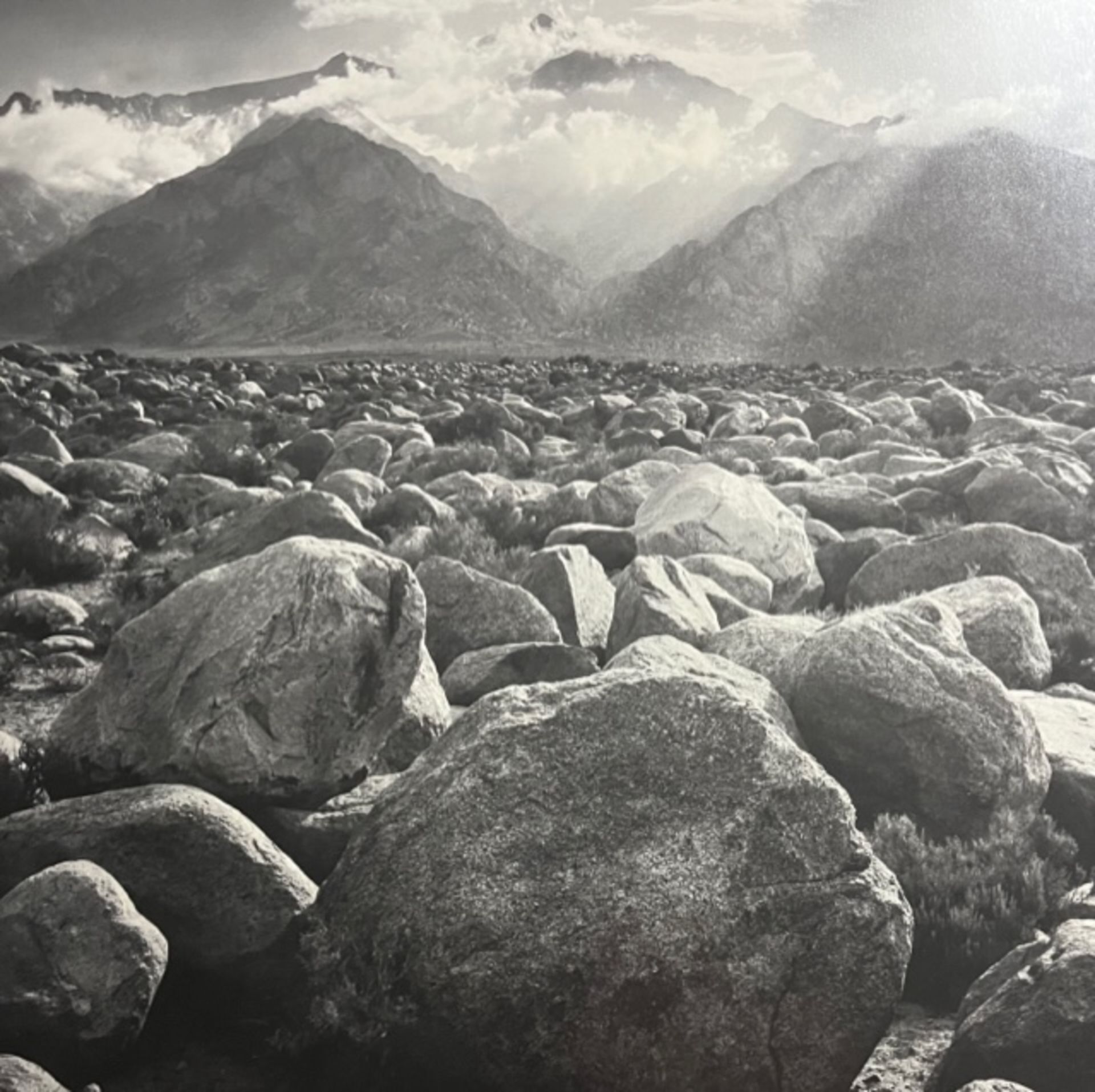 Ansel Adams "Mt. Williamson " Print.