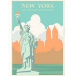 New York City Travel Poster