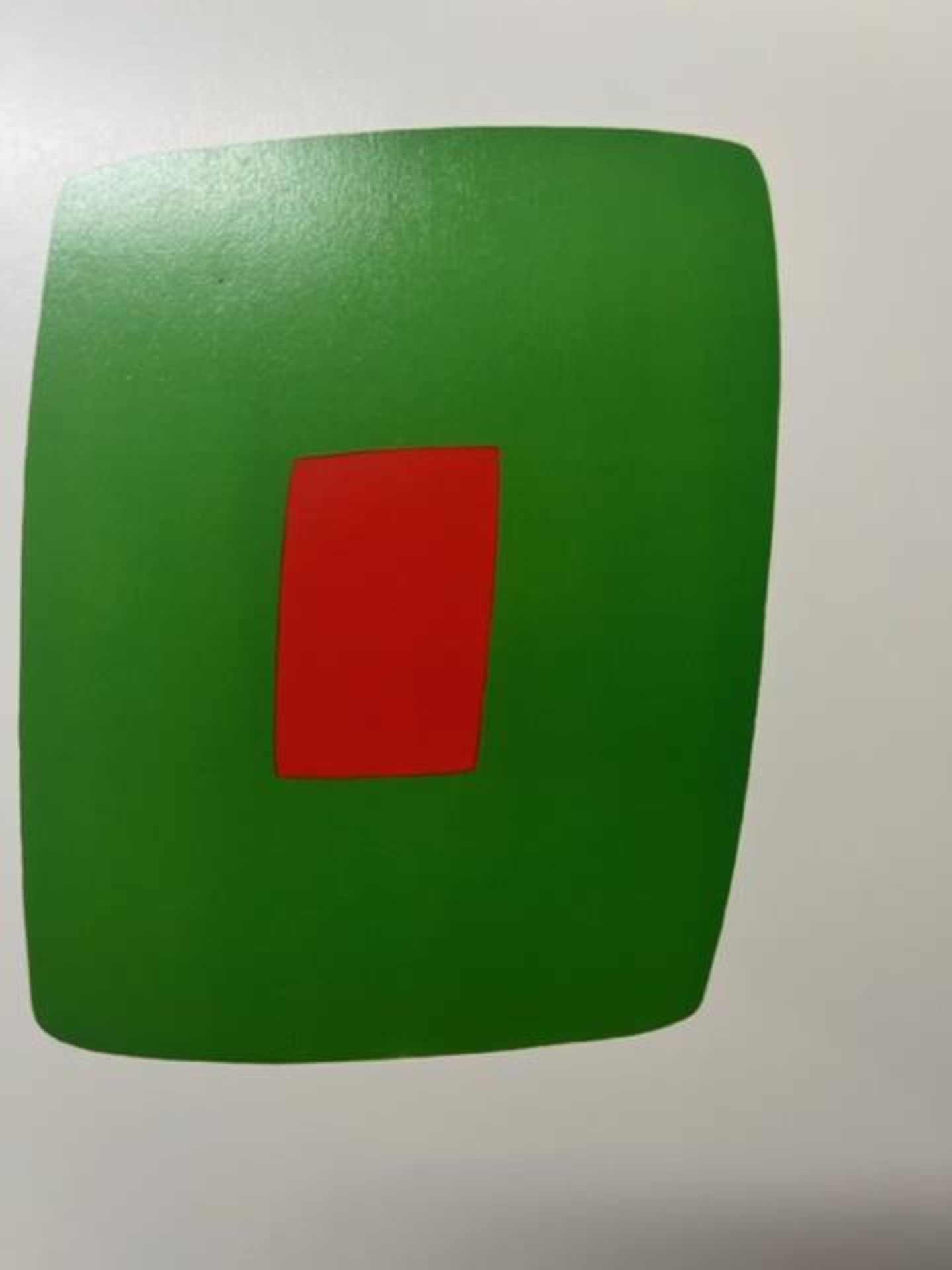 Ellsworth Kelly "Green with Red" Print. - Bild 5 aus 6