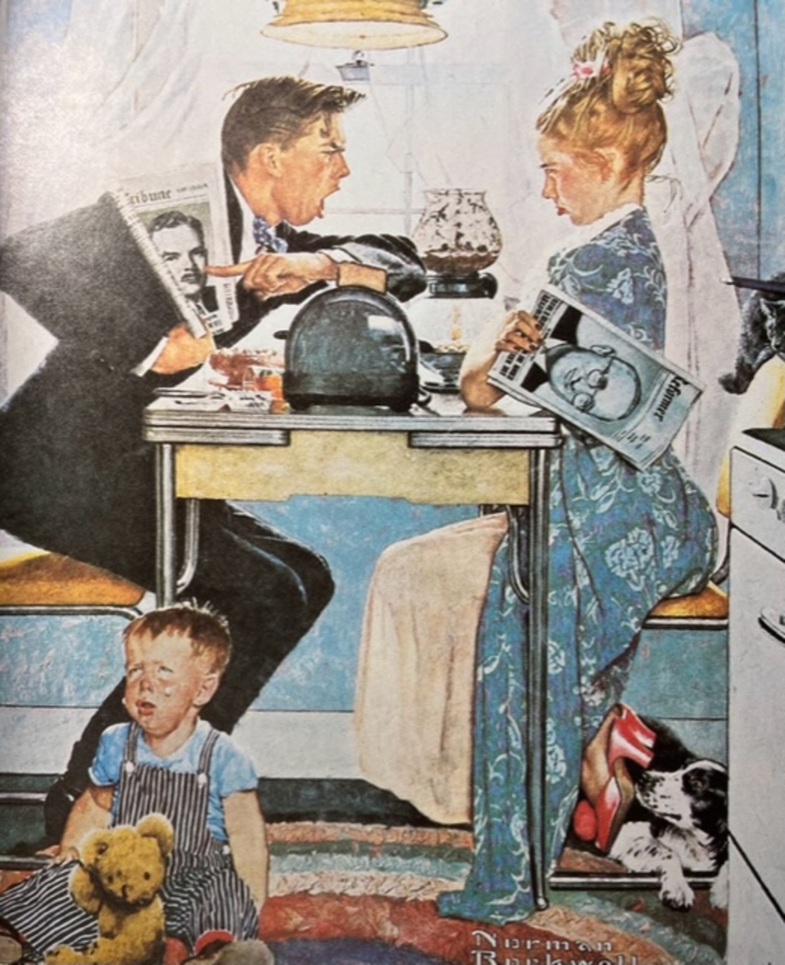 Norman Rockwell "Untitled" Print.