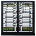 Frank Lloyd Wright Glass Panel