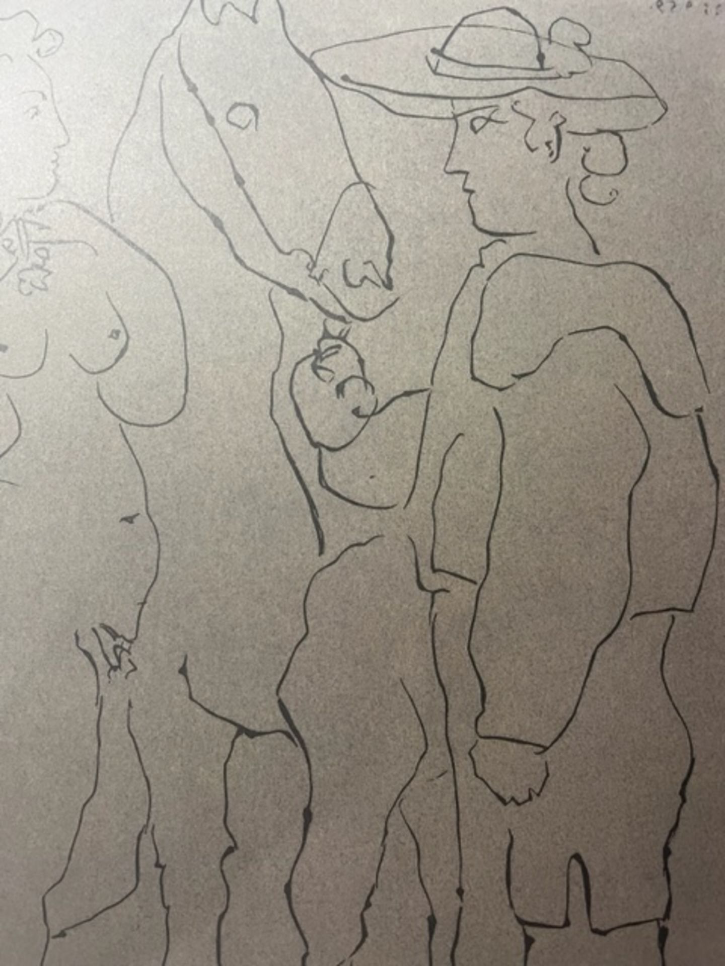 Pablo Picasso "Picador, Woman, Horse" Print. - Bild 2 aus 6