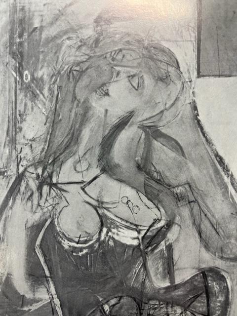 Willem de Kooning "Pink Lady" Print. - Image 2 of 6
