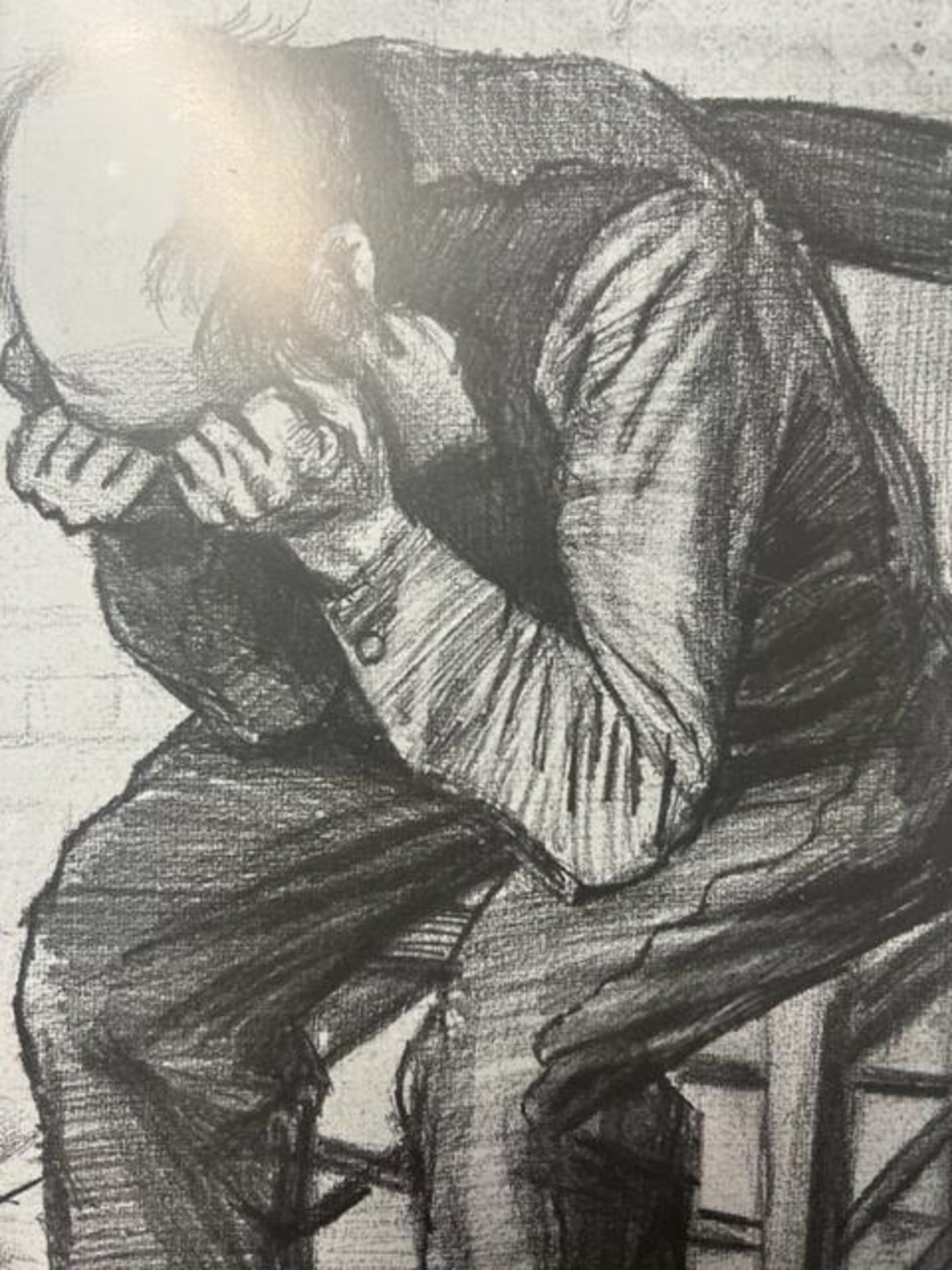 Vincent van Gogh "Old Man in Grief" Print. - Image 2 of 6