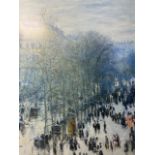 Claude Monet "The Boulevard des Capucines" Print.