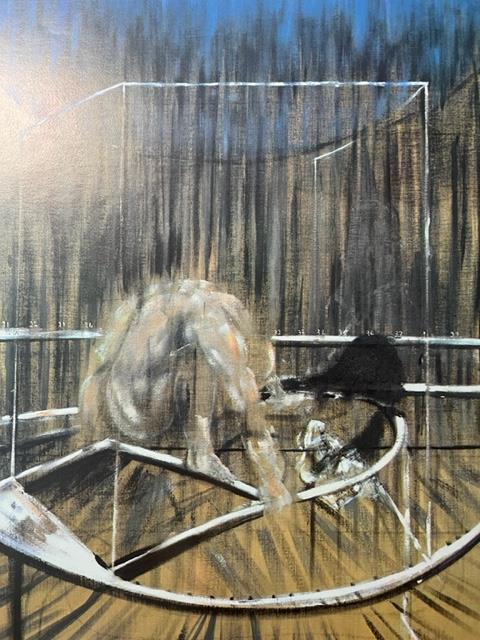 Francis Bacon "Study for Crouching Nude" Print.