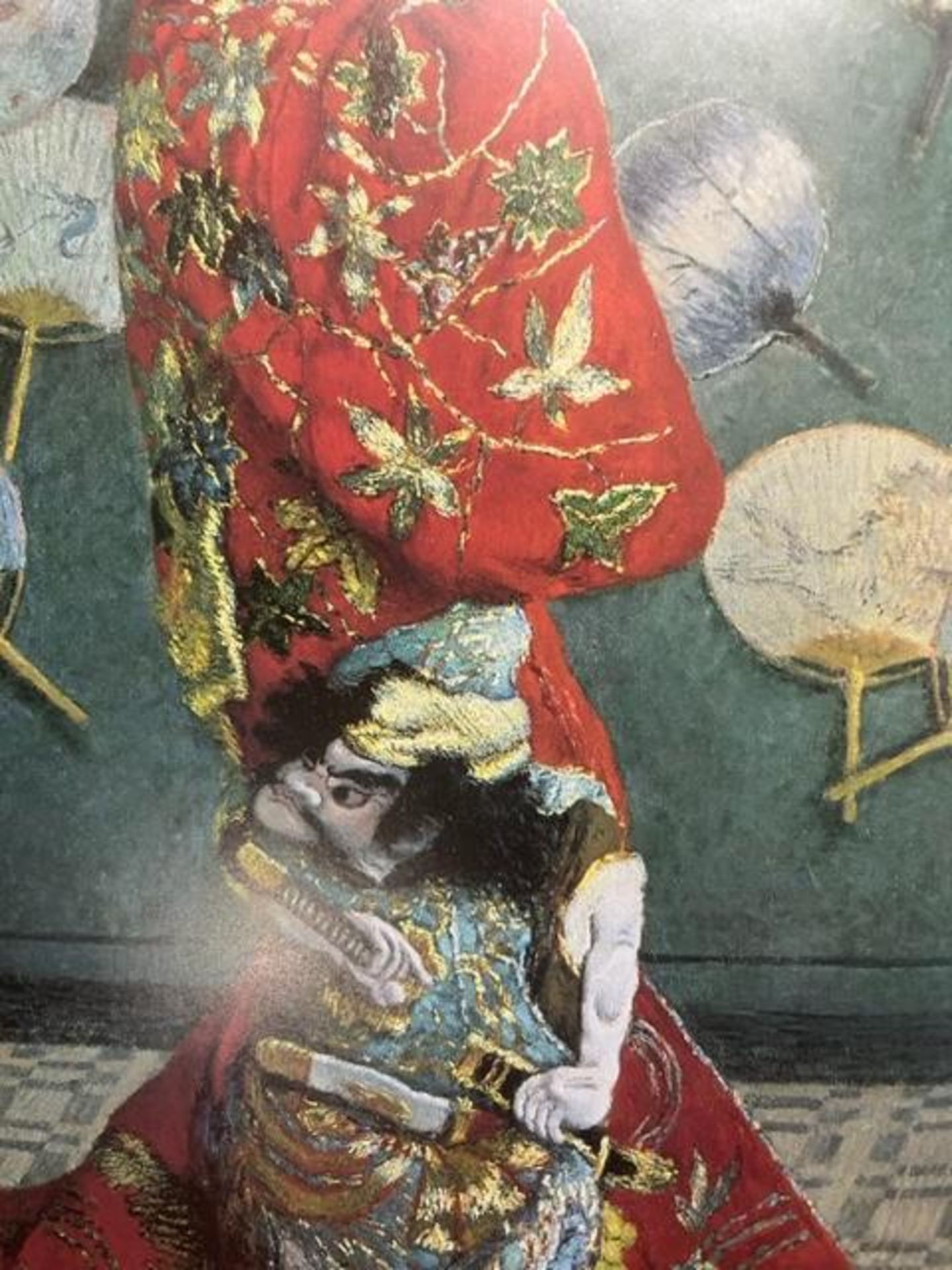 Claude Monet "Camille Monet in Japanese Costume" Print. - Bild 5 aus 6