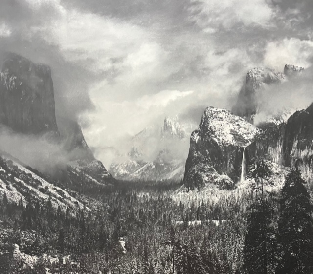 Ansel Adams "Clearing Winter Storm " Print.