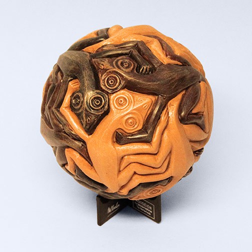 M.C. Escher "Reptiles" Sphere Sculpture