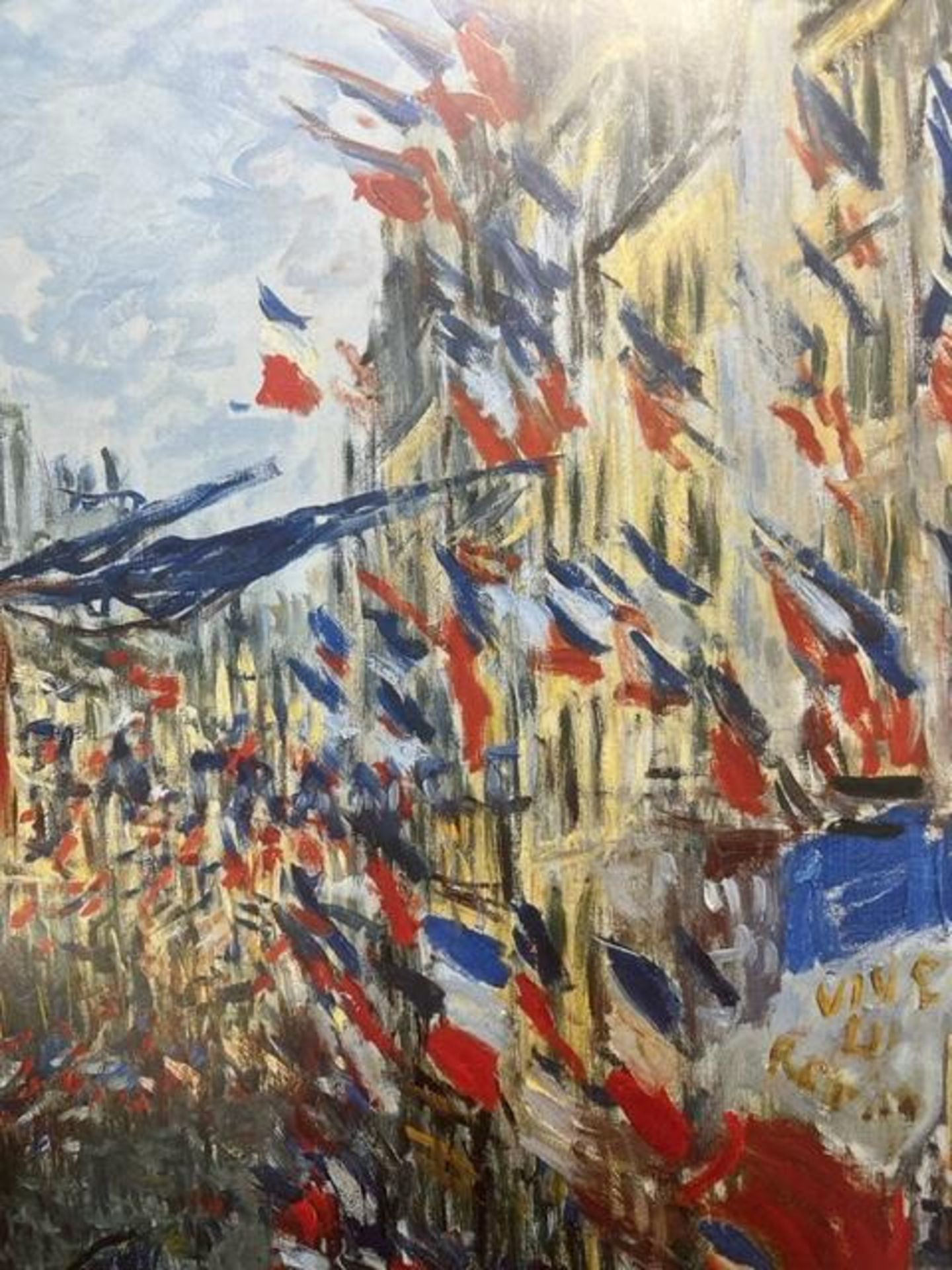 Claude Monet "The Rue Saint-Denis" Print. - Bild 2 aus 6