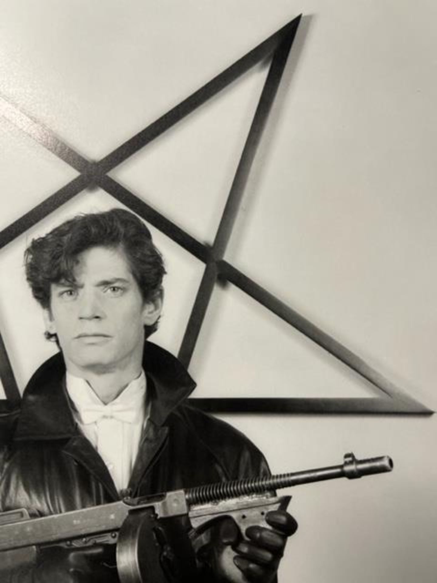 Robert Mapplethorpe "Self Portrait (With Gun and Star)" Print. - Image 5 of 6