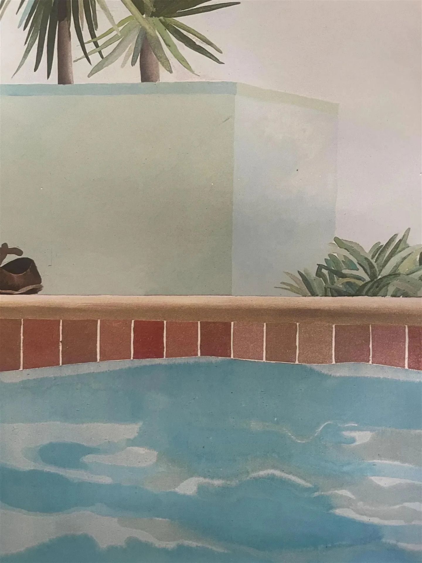 David Hockney "Pool and Steps, 1971" Offset Lithograph - Bild 4 aus 6