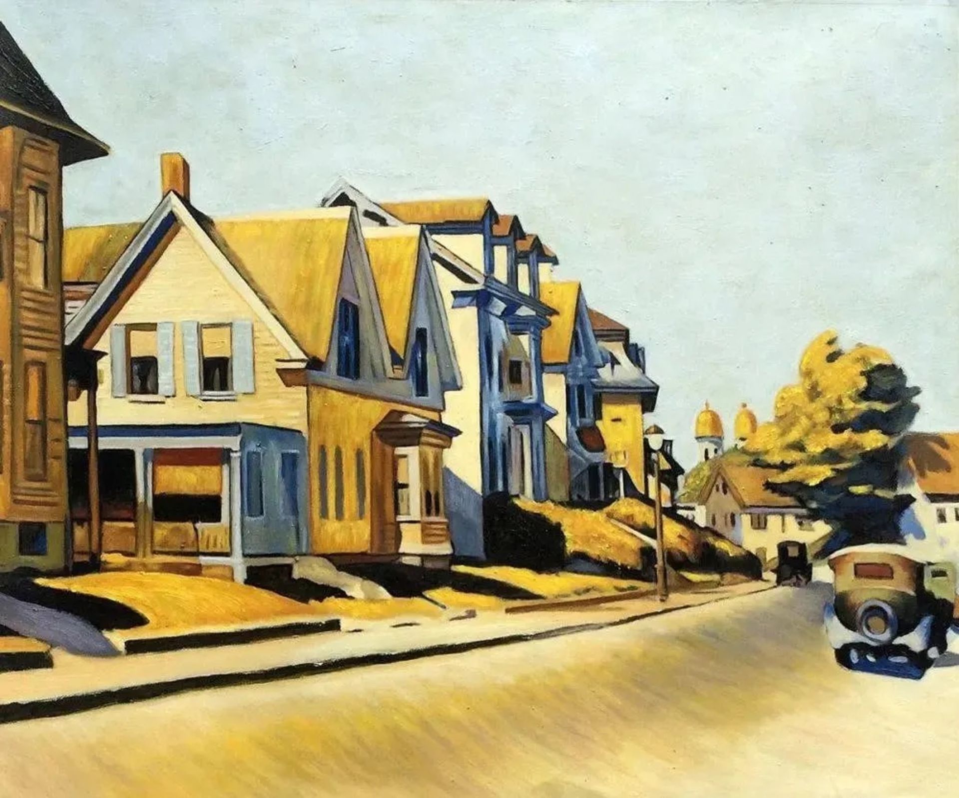 Edward Hopper "Gloucester, 1934" Oil Painting