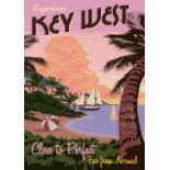 Key West, Florida Travel Poster