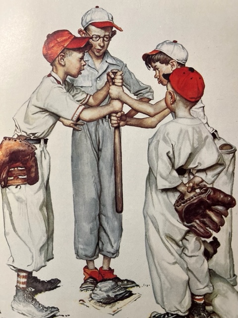 Norman Rockwell "Untitled" Print.