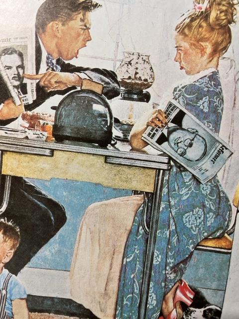 Norman Rockwell "Untitled" Print. - Bild 6 aus 6