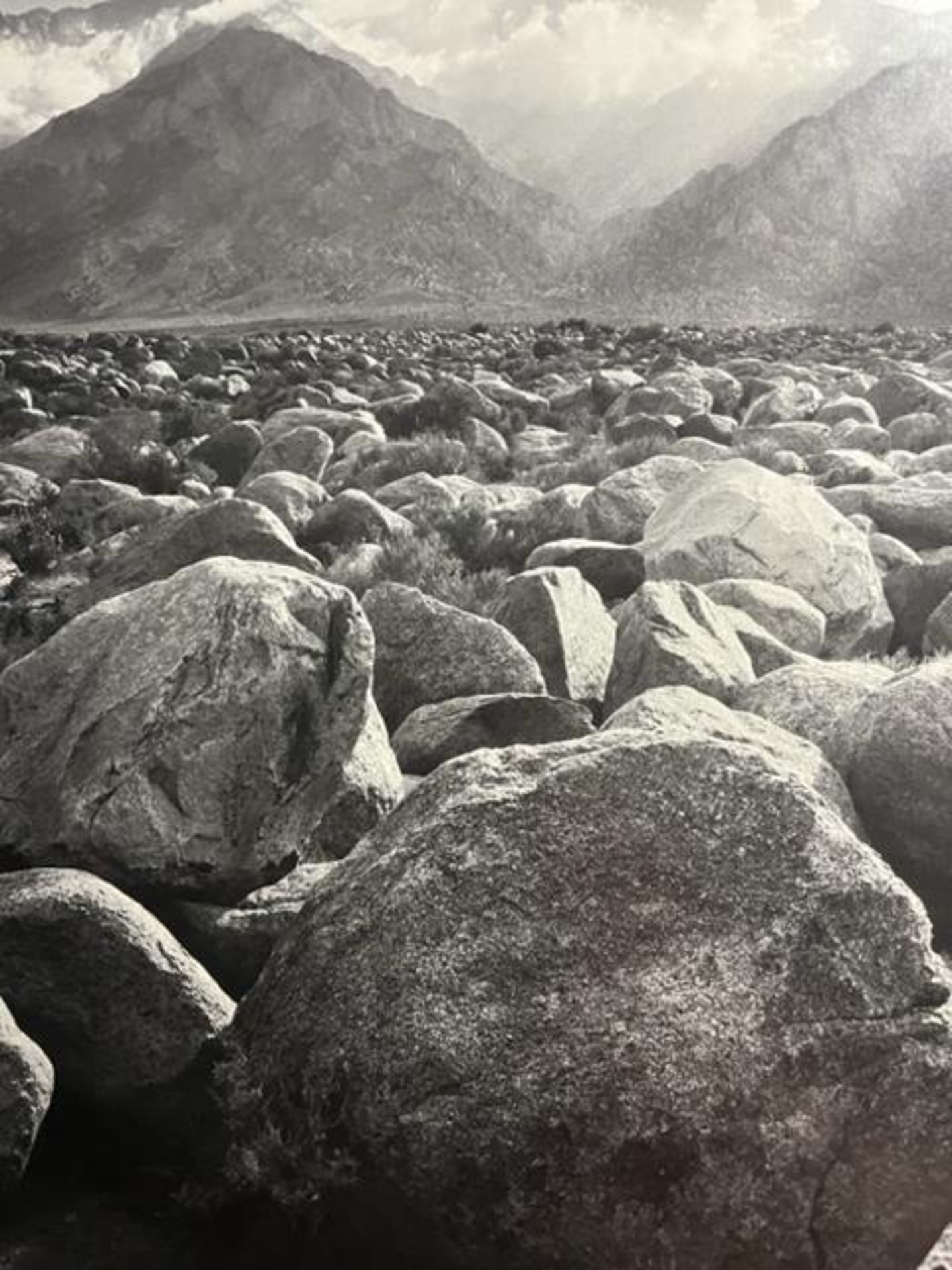 Ansel Adams "Mt. Williamson " Print. - Bild 4 aus 6