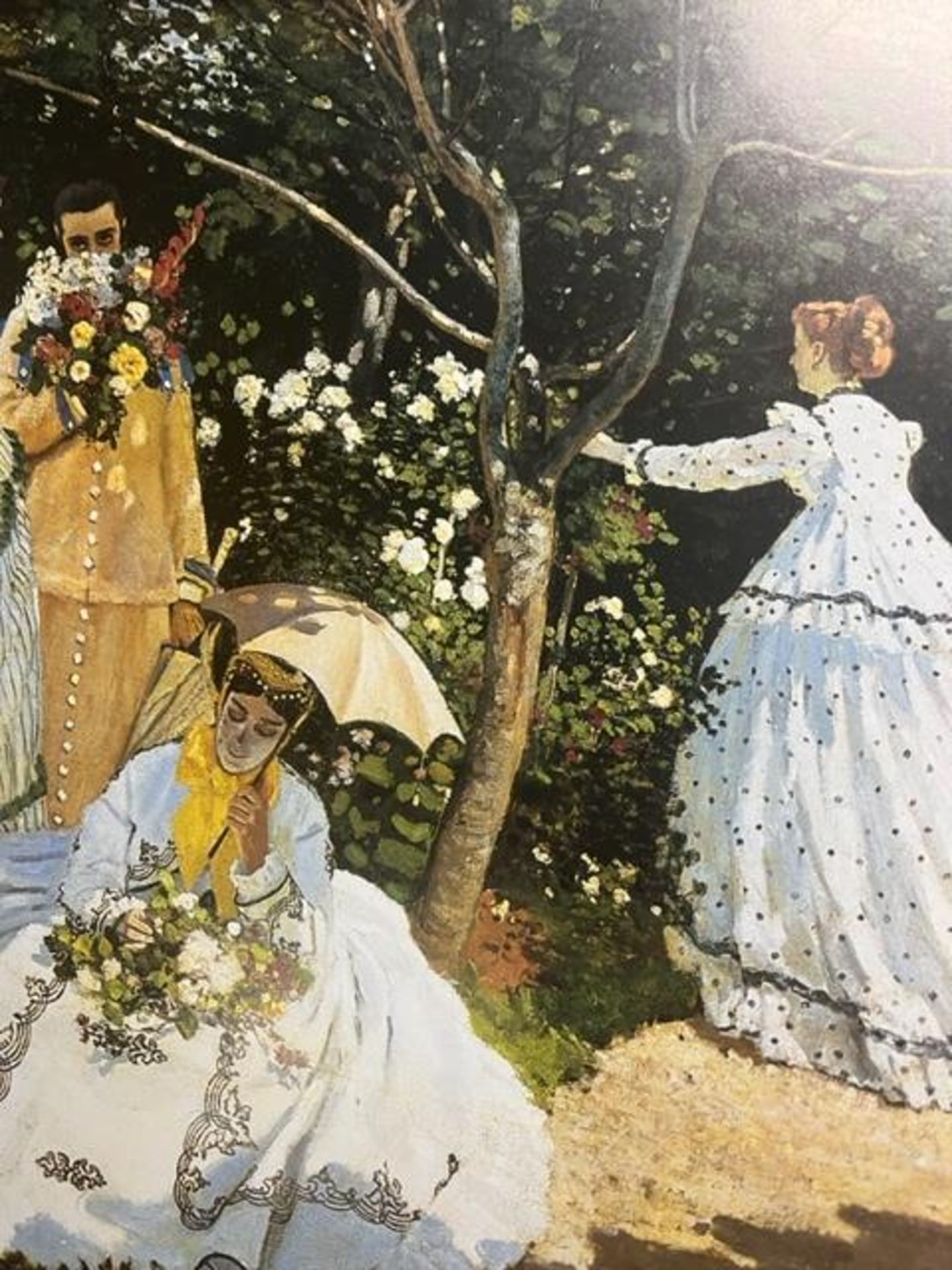 Claude Monet "Ladies in the Garden" Print. - Bild 6 aus 6