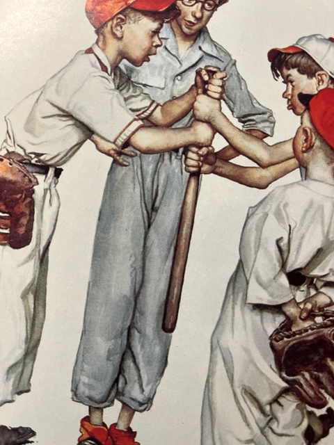 Norman Rockwell "Untitled" Print. - Bild 6 aus 6