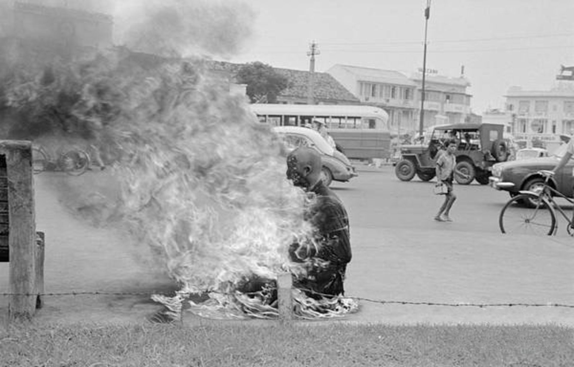 Vietnam War "Monk, Protest, Fire" Photo Print