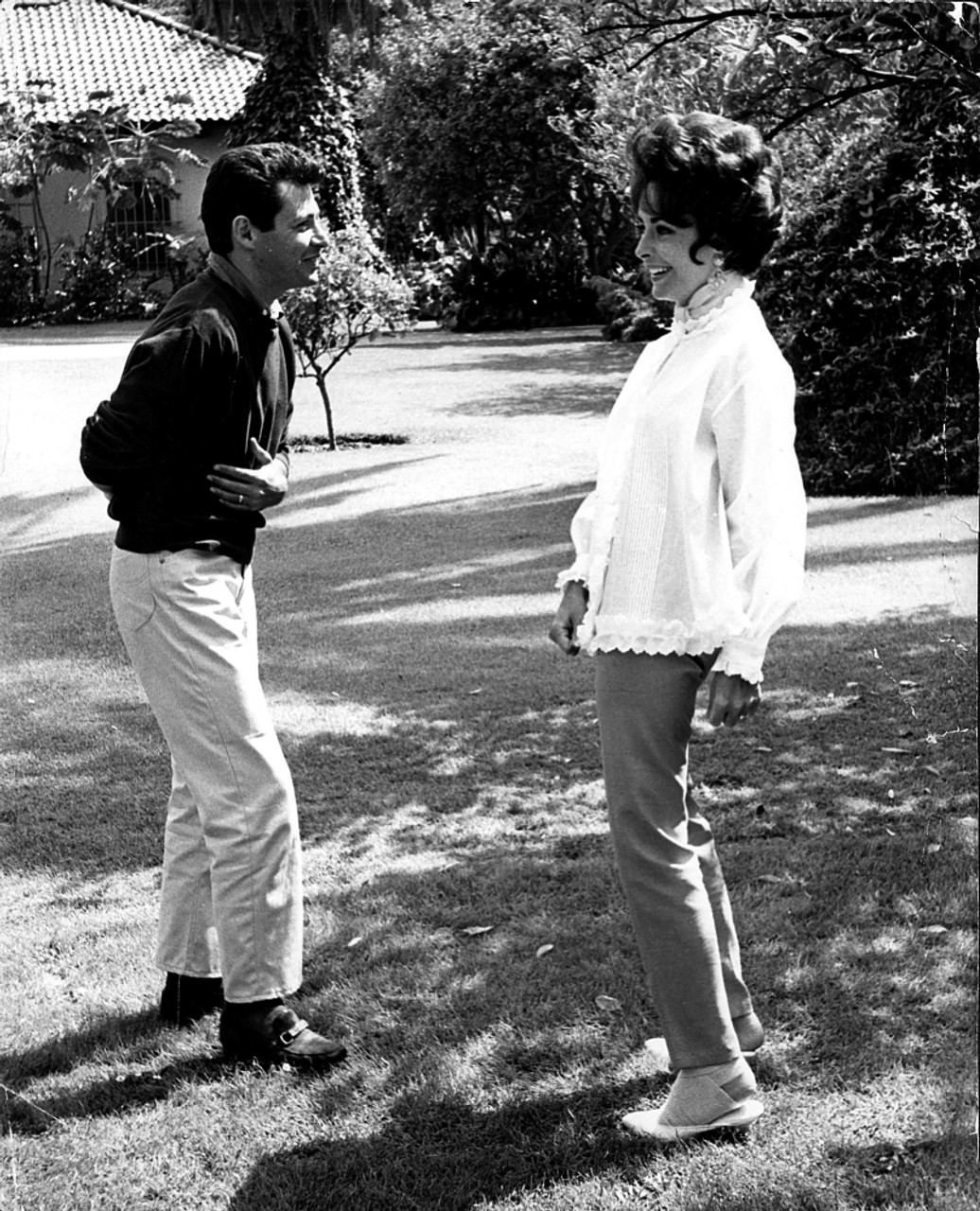 Elizabeth Taylor, Eddie Fisher Photo Print