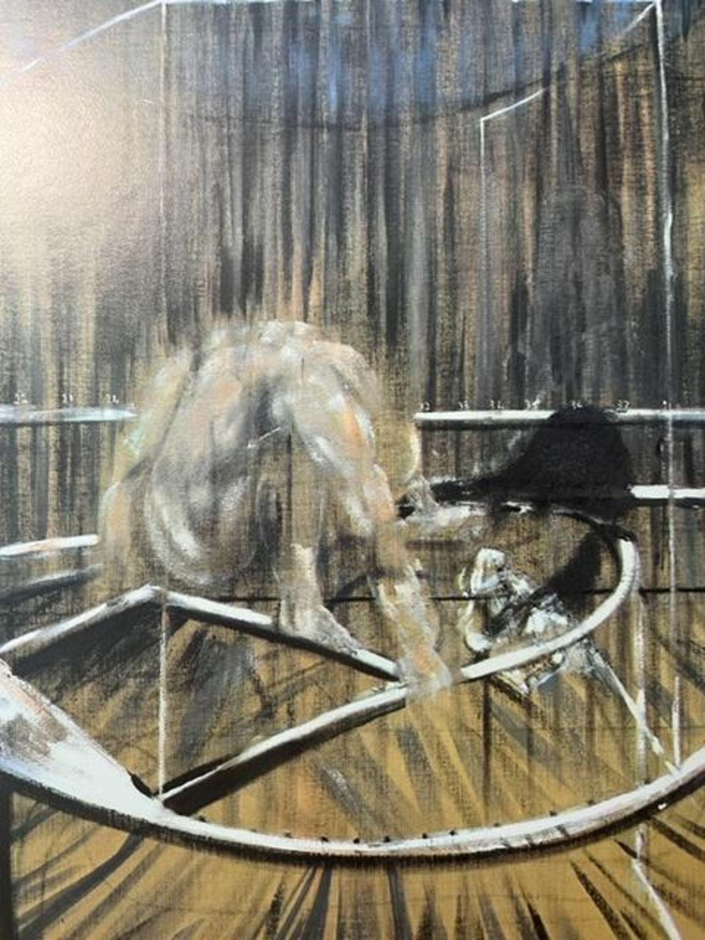 Francis Bacon "Study for Crouching Nude" Print. - Bild 4 aus 6