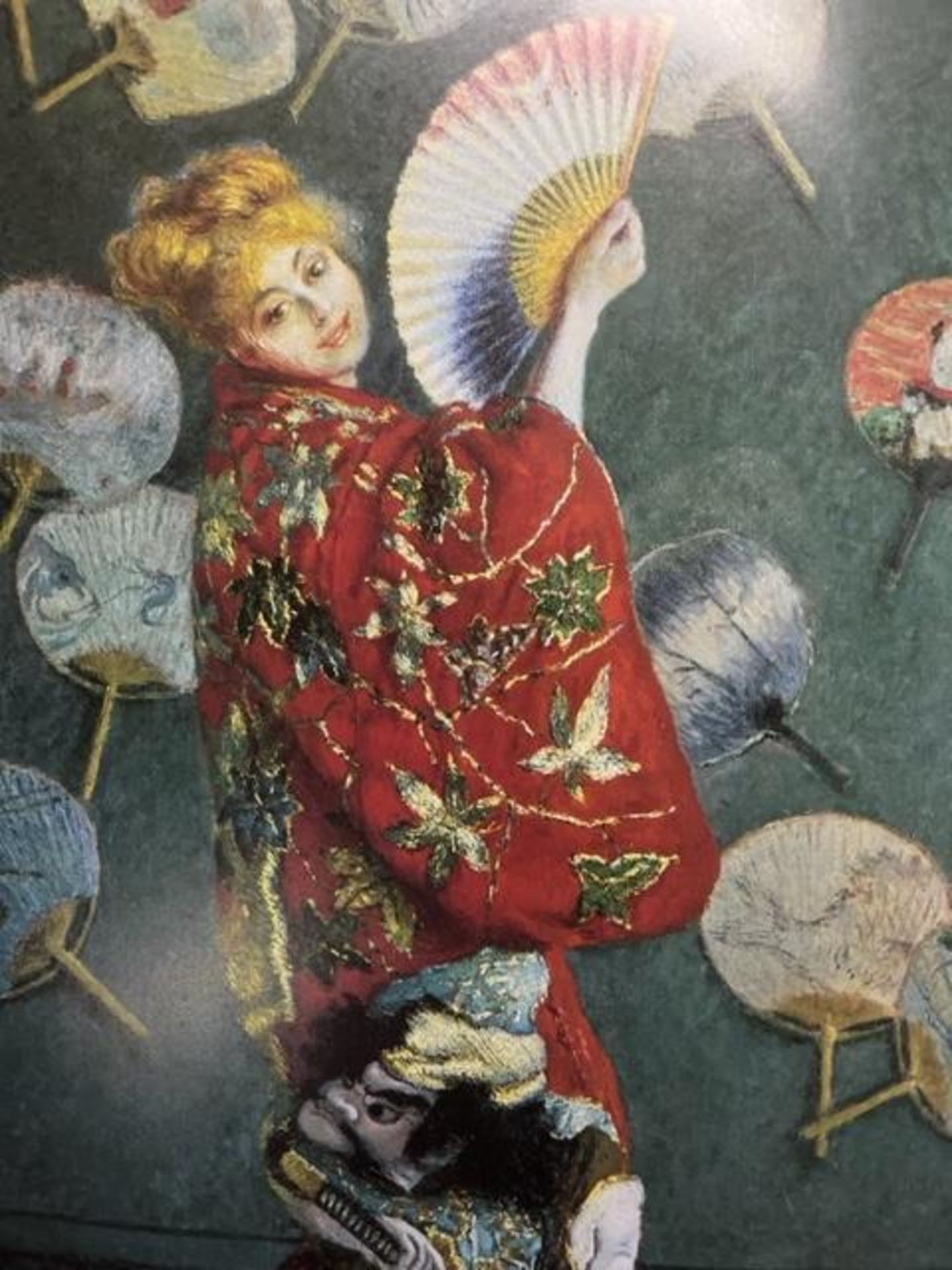 Claude Monet "Camille Monet in Japanese Costume" Print. - Bild 2 aus 6
