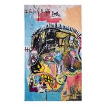 Jean Michel Basquiat "Skull, 1981" Towel