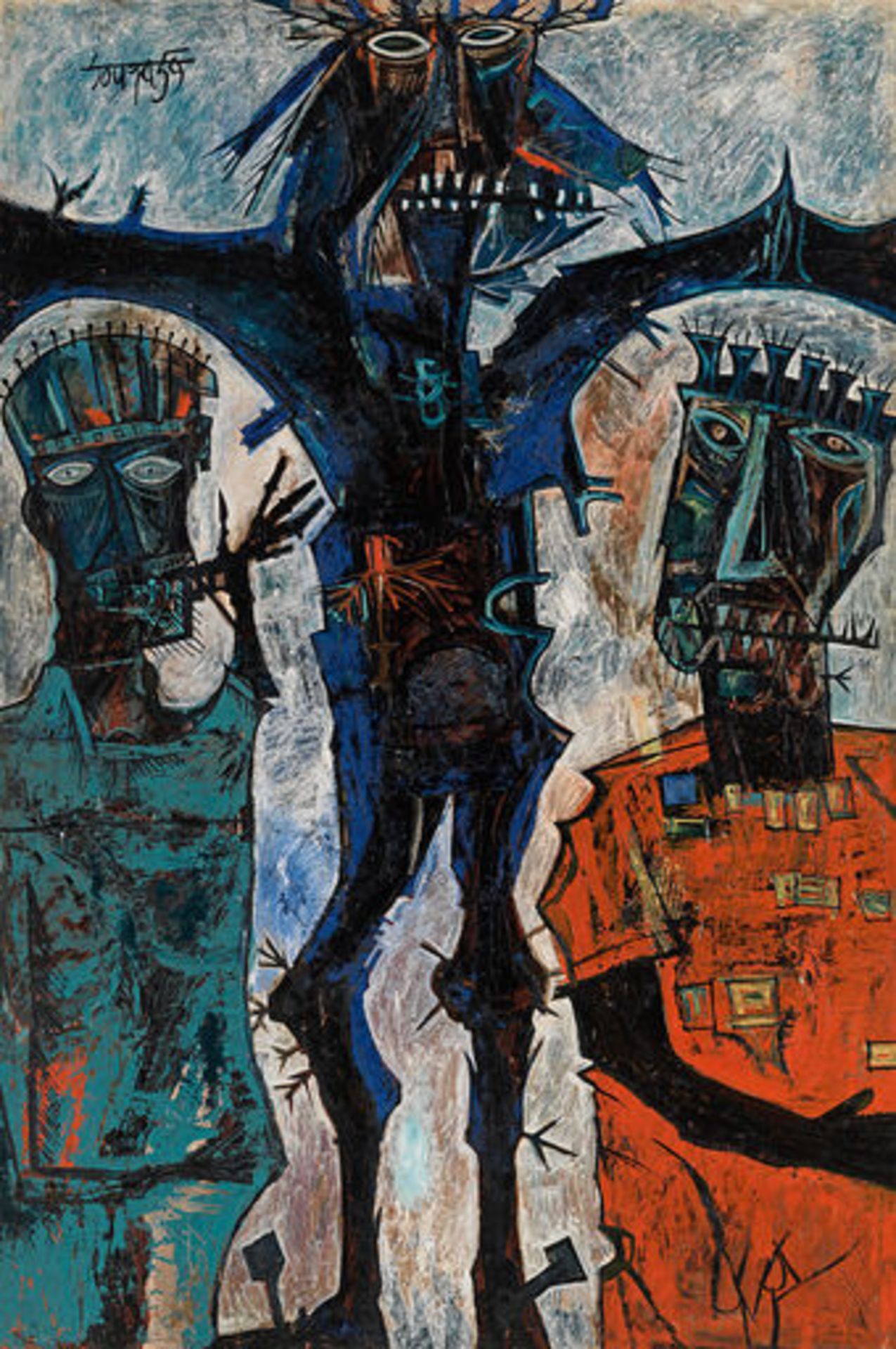 Francis Newton Souza "Crucifixion, 1959" Print