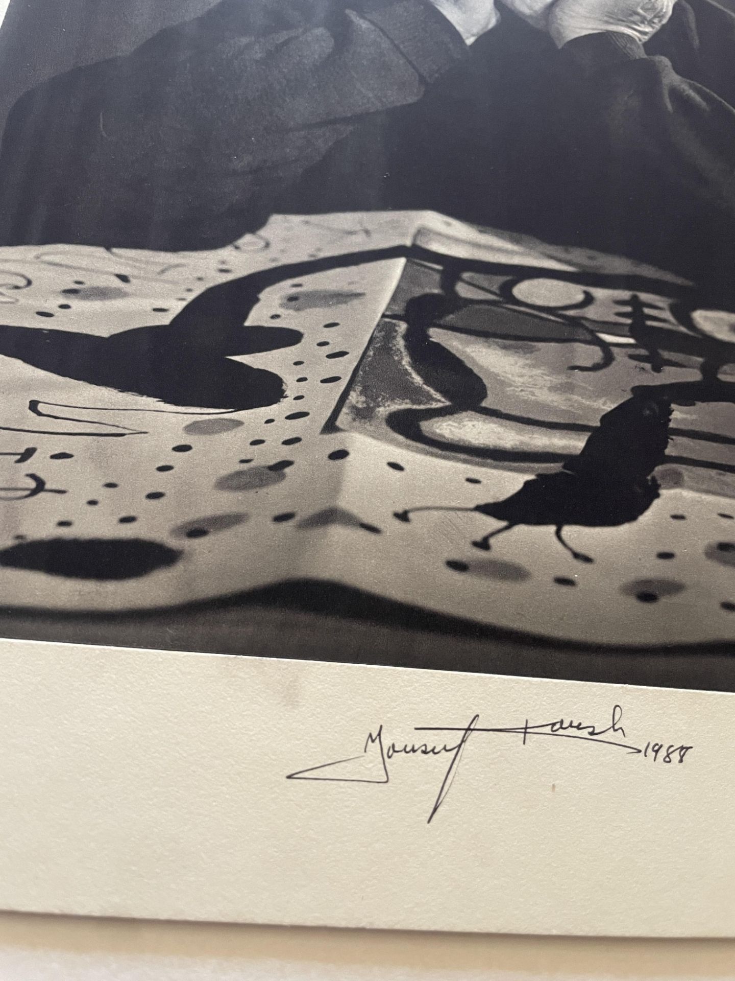 Yousuf Karsh Signed "Joan Miro" Print - Image 4 of 5