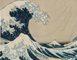 Katsushika Hokusai "The Great Wave" Tapestry