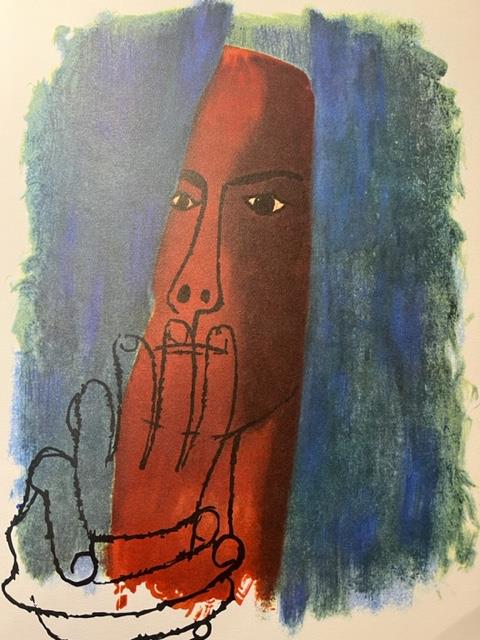 Ben Shahn "Untitled" Print.