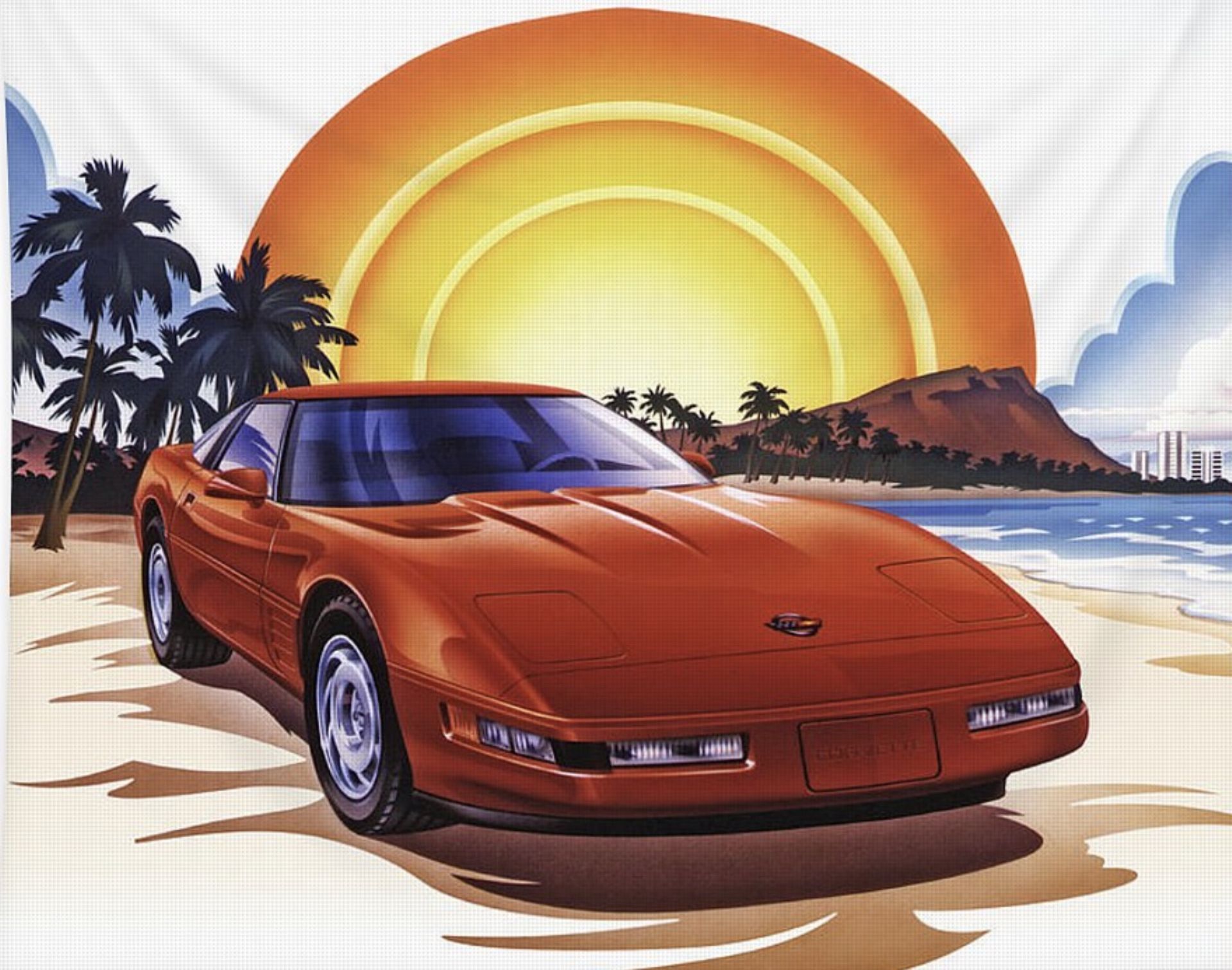 Corvette C4 Tapestry