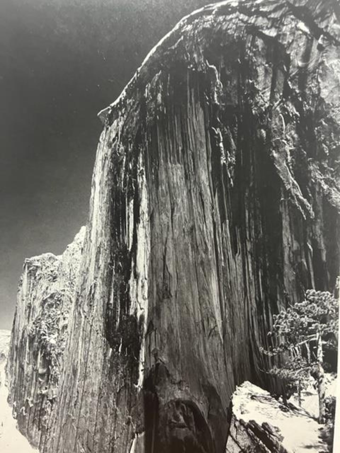 Ansel Adams "Monolith" Print. - Bild 2 aus 6