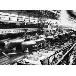 World War II, Germany Submarine Factory Photo Print