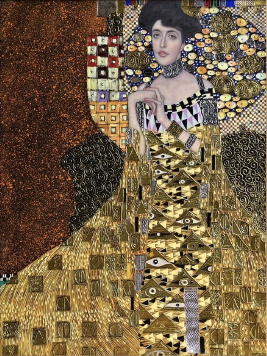 Gustav Klimt "Adele Bloch Blauer I" Painting