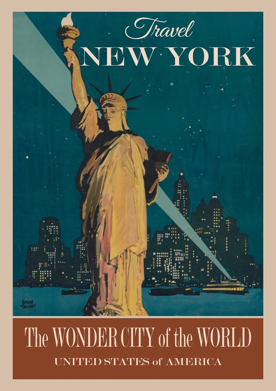 New York City Travel Poster