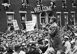 John F. Kennedy "Temple University, Philadelphia, Speech" Photo Print