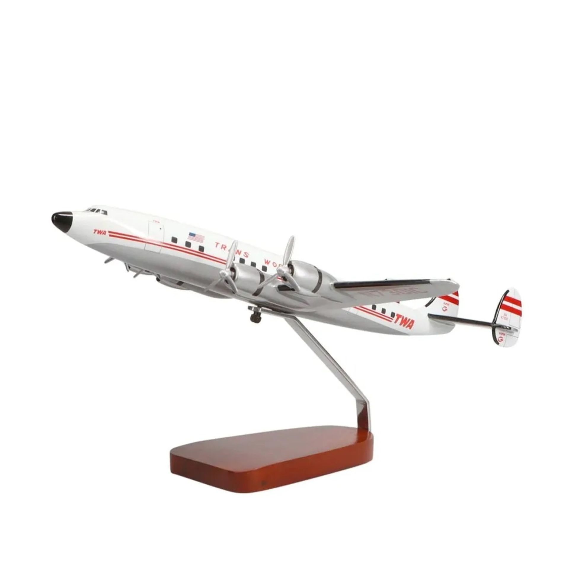 Lockheed L1049 Super Constellation, TWA Scale Model - Image 3 of 4