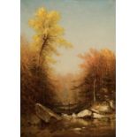 Sanford Robinson Gifford "October in the Catskills, 1879" Offset Lithograph