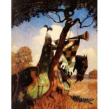 N.C. Wyeth "It HUng Upon a Thorn" Offset Lithograph
