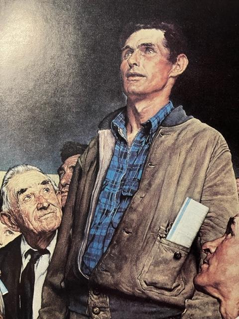 Norman Rockwell "Untitled" Print. - Bild 3 aus 6