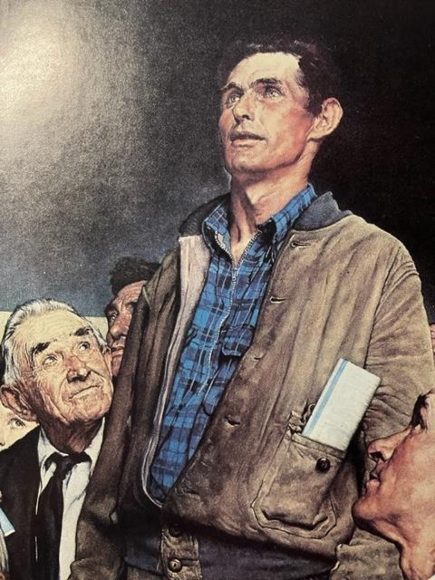 Norman Rockwell "Untitled" Print. - Image 3 of 6