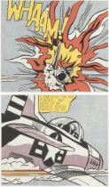 After Roy Lichtenstein "WHAAM!" Diptych