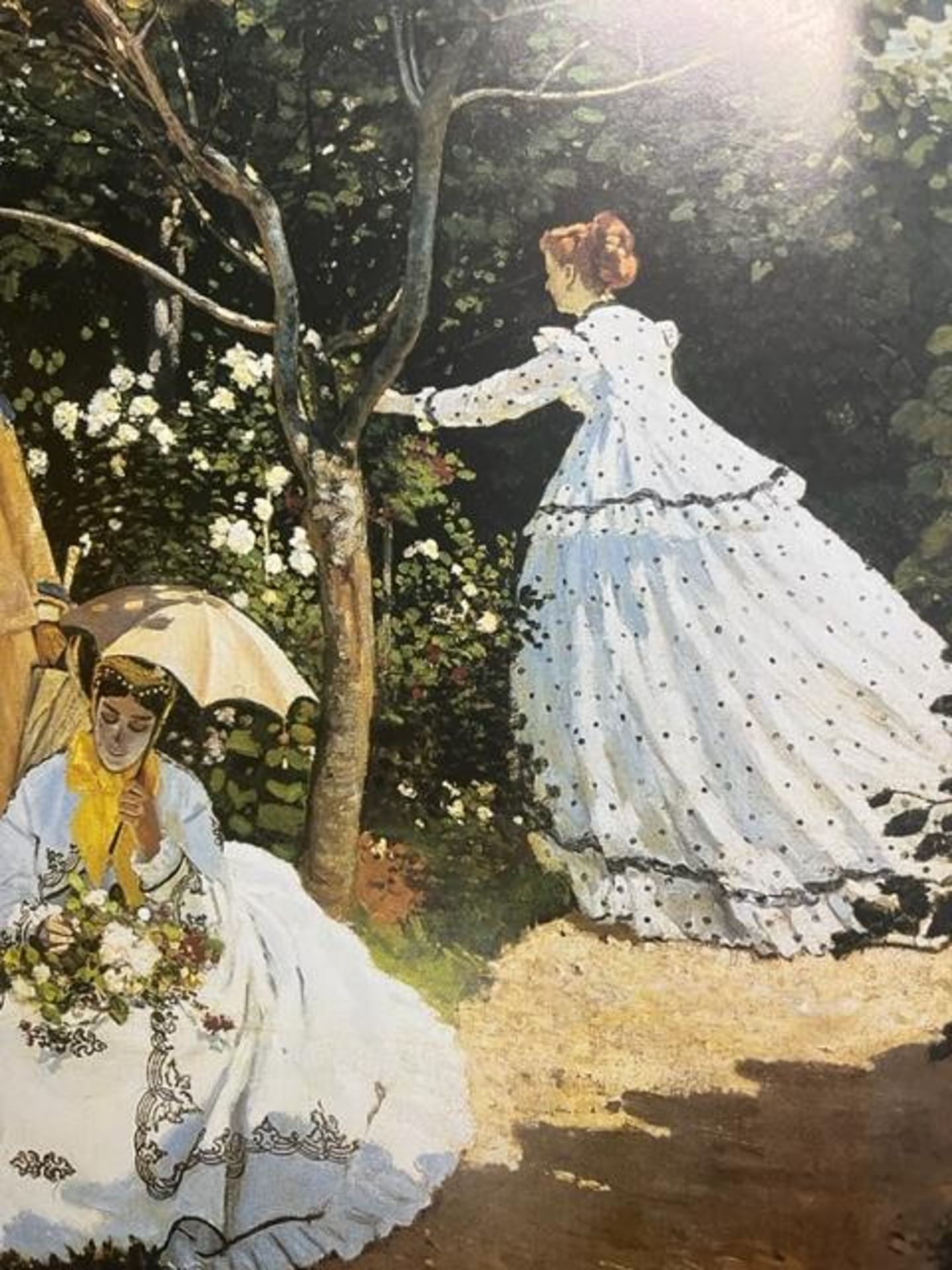 Claude Monet "Ladies in the Garden" Print. - Image 5 of 6
