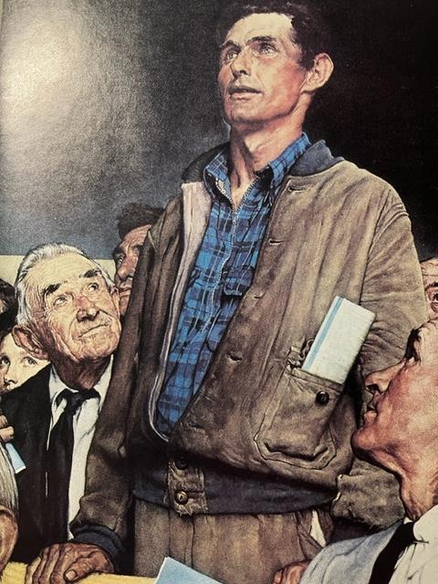 Norman Rockwell "Untitled" Print. - Bild 4 aus 6